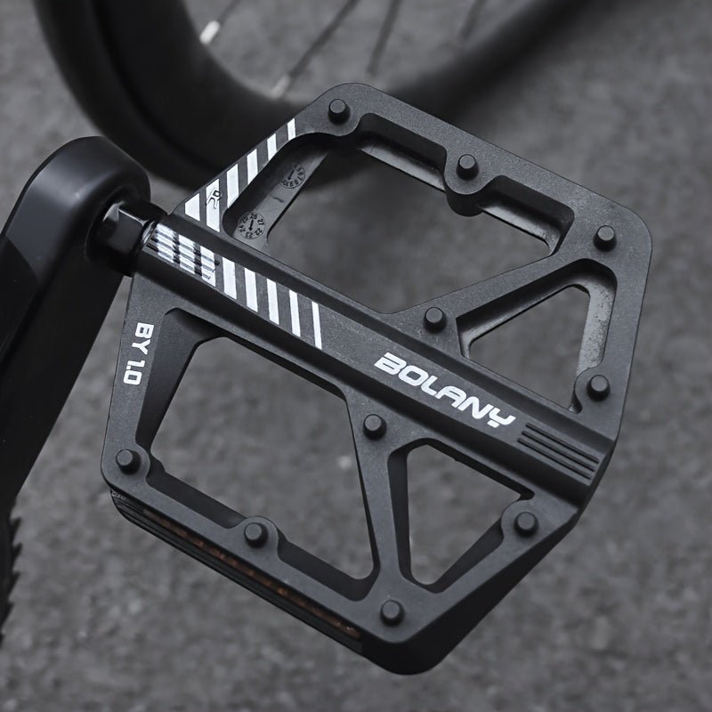 Cat Shop Boys - BOLANY Nylon Bike Pedals - Lightweight Design with DU Bearings, Reflective Panels, and Non - slip Surface