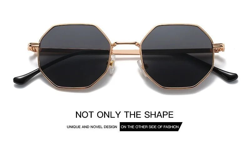 Cat Shop Boys - Brand Design 2024 Fashion New Polygonal Metal Sunglasses Retro Ladies Glasses Classic Trend Luxury Driving Travel Eyewear Uv400