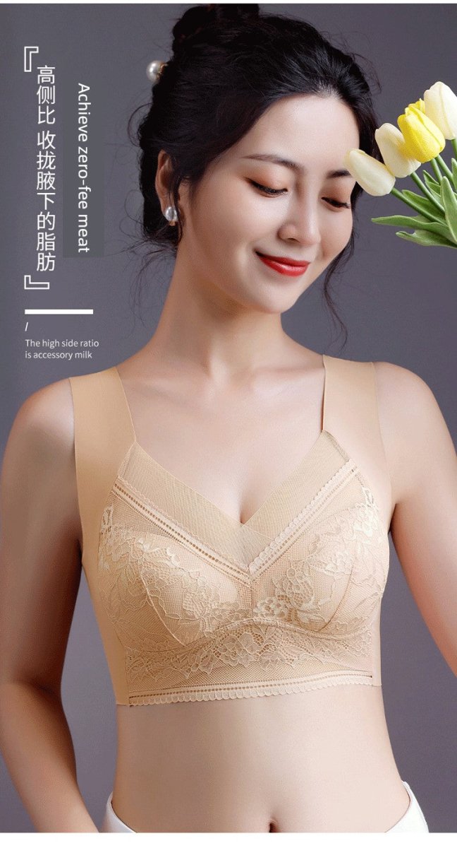 Cat Shop Boys - Breasts Contracting Bra Full Cup Thin 2024 New Arrival Best Selling Bra Female Breast Holding Push up and Anti - Sagging Bra