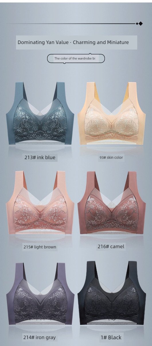 Cat Shop Boys - Breasts Contracting Bra Full Cup Thin 2024 New Arrival Best Selling Bra Female Breast Holding Push up and Anti - Sagging Bra