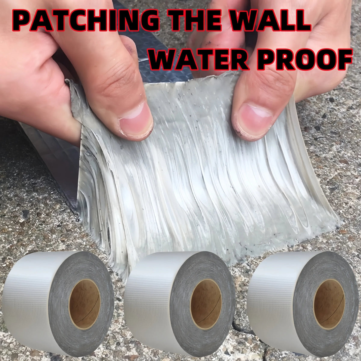 Cat Shop Boys - Butyl Patching Roof Waterproofing Tape Roof Tile Crack Self - adhesive Aluminum Foil Waterproofing Waterproof Sealing Band Wall