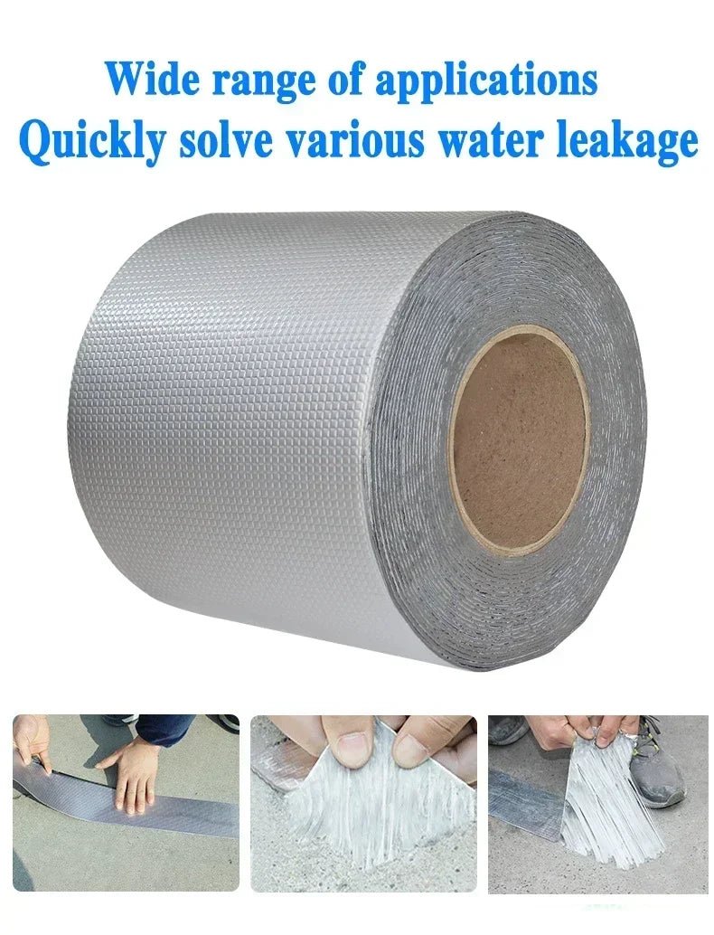 Cat Shop Boys - Butyl Patching Roof Waterproofing Tape Roof Tile Crack Self - adhesive Aluminum Foil Waterproofing Waterproof Sealing Band Wall