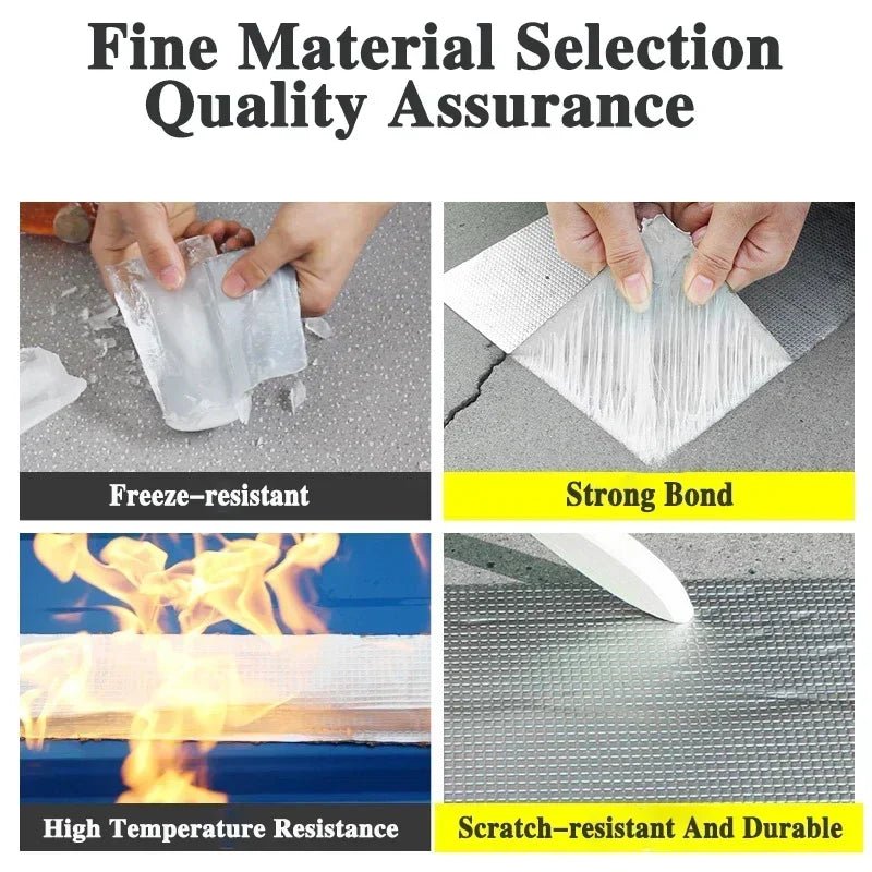 Cat Shop Boys - Butyl Patching Roof Waterproofing Tape Roof Tile Crack Self - adhesive Aluminum Foil Waterproofing Waterproof Sealing Band Wall