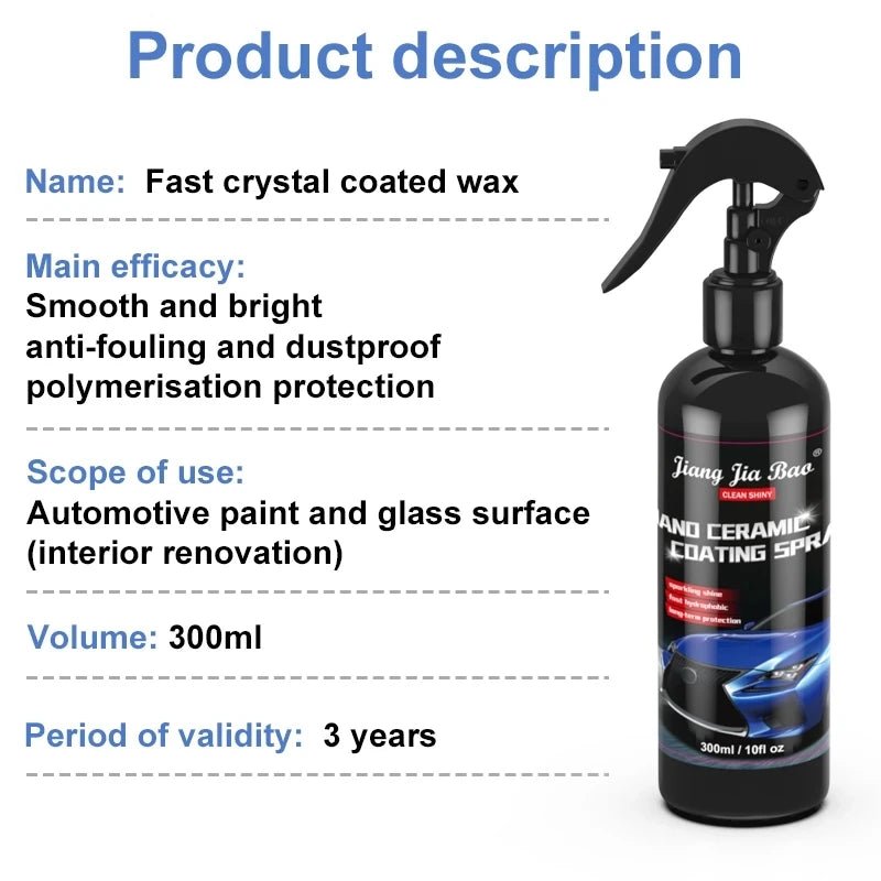 Cat Shop Boys - Car Ceramic Nano Coating Liquid Coatin Nano Crystal Hydrophobic Layer Polishing Paint Coating Agent Car Polish Nanos Coatings