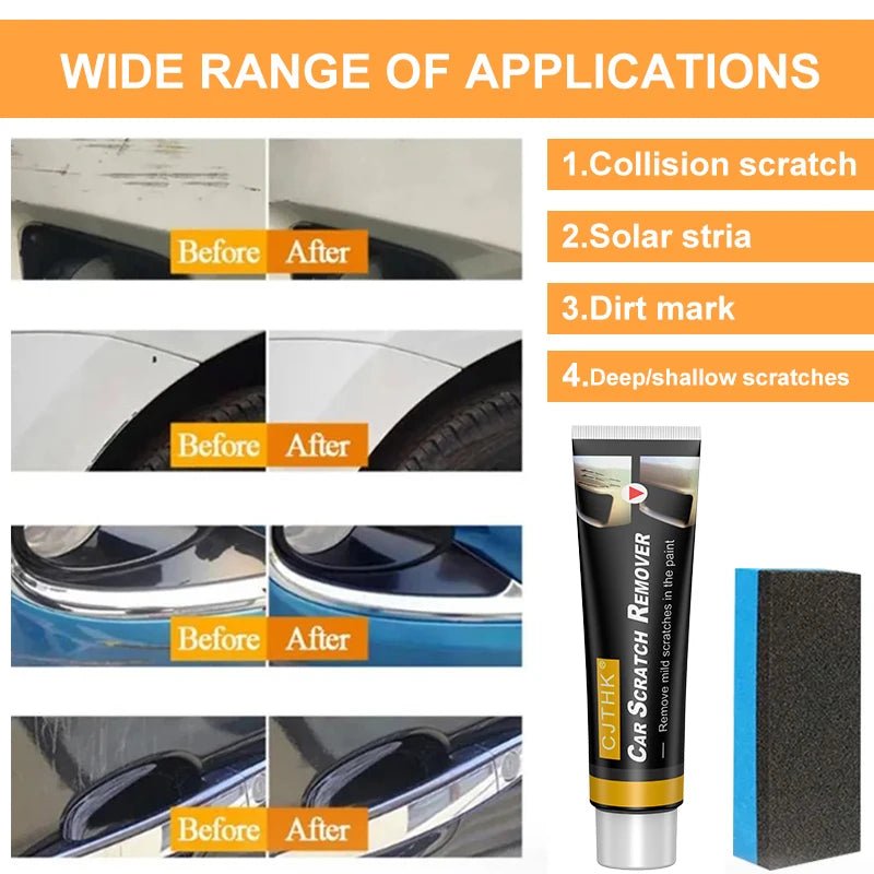 Cat Shop Boys - Car Scratch Remover Paint Care Tools Auto Swirl Remover Scratches Repair Polishing Anti Scratch Wax Auto Body Grinding Compound