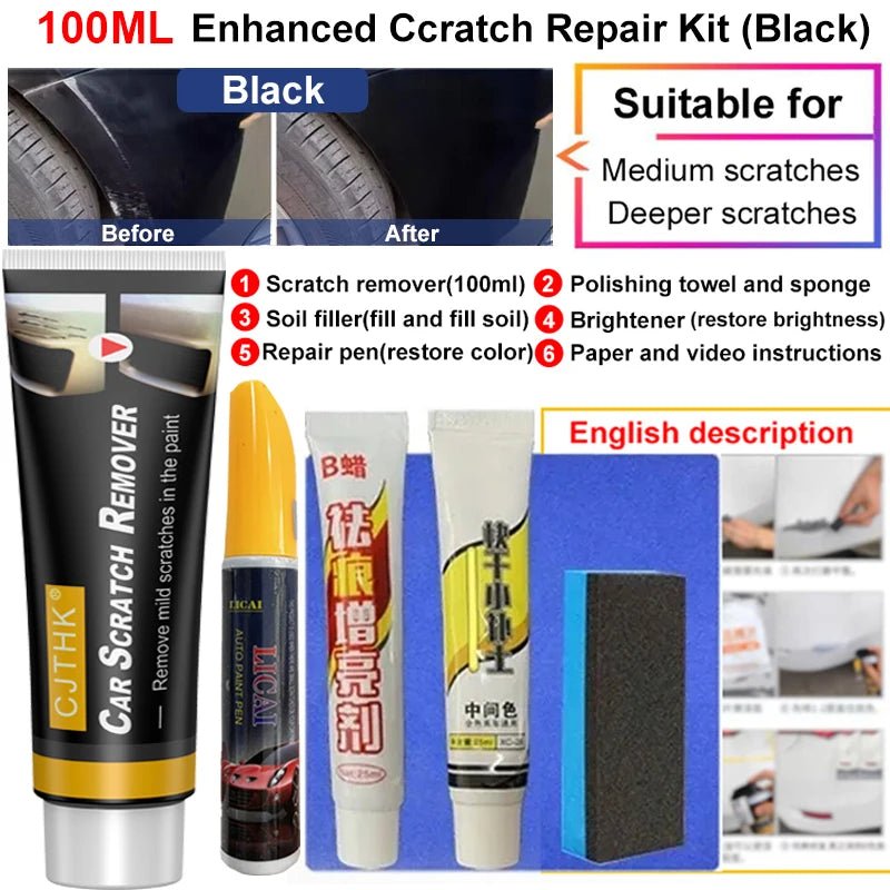 Cat Shop Boys - Car Scratch Remover Paint Care Tools Auto Swirl Remover Scratches Repair Polishing Anti Scratch Wax Auto Body Grinding Compound