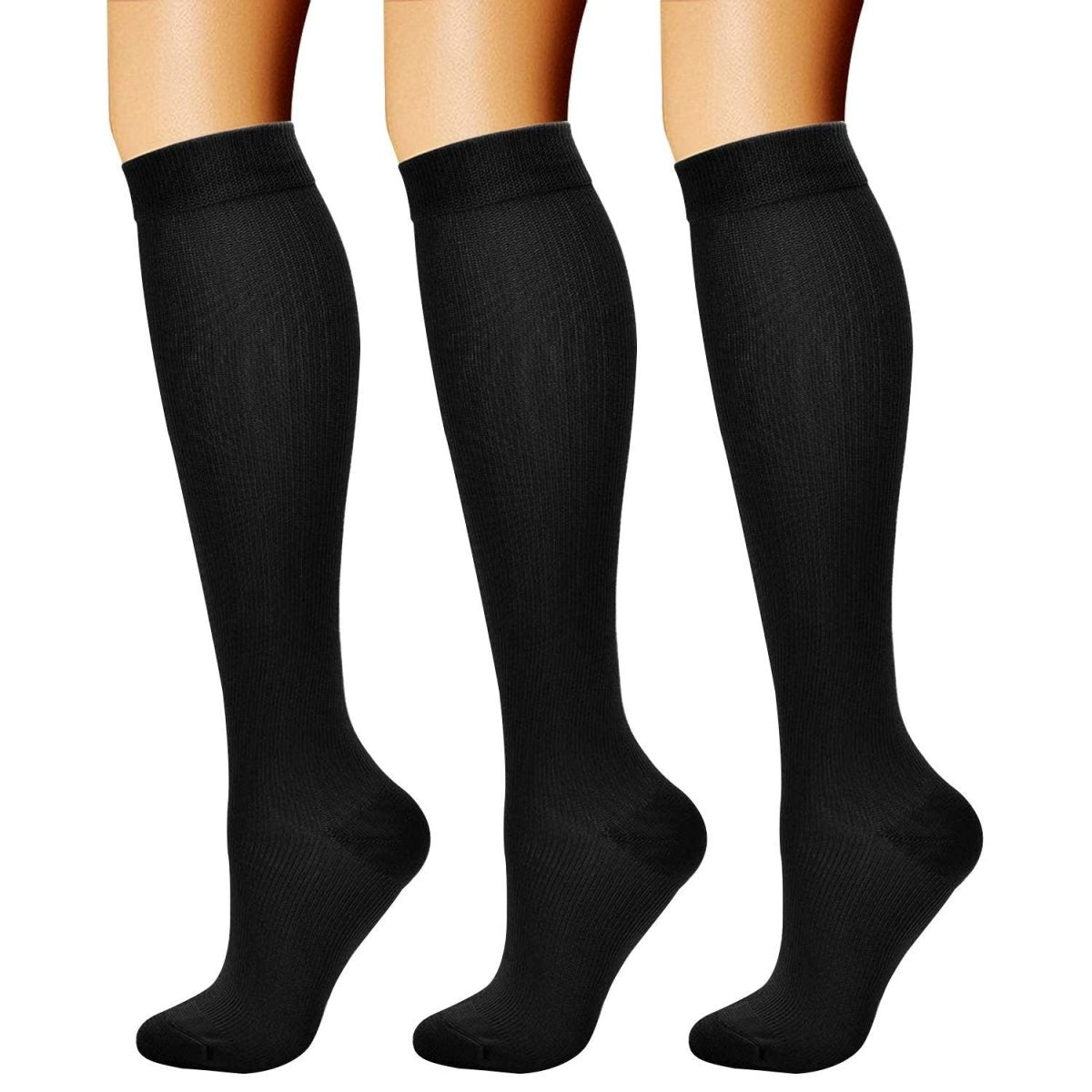 Cat Shop Boys - CHARMKING Compression Socks (3 Pairs) - 15 - 20 mmHg, Athletic Support for Running, Cycling, Travel - Boost Circulation and Performance