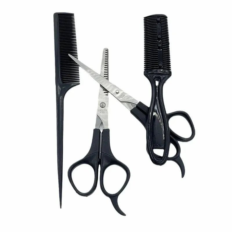 Cat Shop Boys - Children's Hair Cutting 4 - piece Baby Hair Cutting Set Hair Scissors Thin Teeth Scissors Flat Scissors Cross Border Pet Scissors