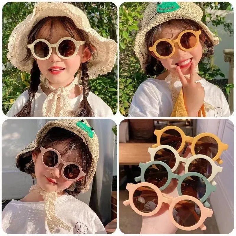 Cat Shop Boys - Children's Sunglasses Parent - child Frosted Glasses New Decorative Runway Shades for 1 - 8 Year Olds Trendy Children's Sunglasses