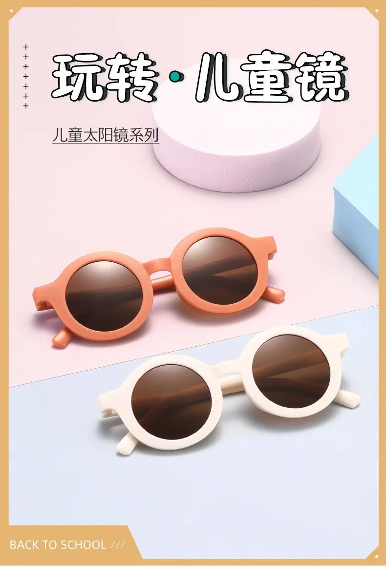 Cat Shop Boys - Children's Sunglasses Parent - child Frosted Glasses New Decorative Runway Shades for 1 - 8 Year Olds Trendy Children's Sunglasses