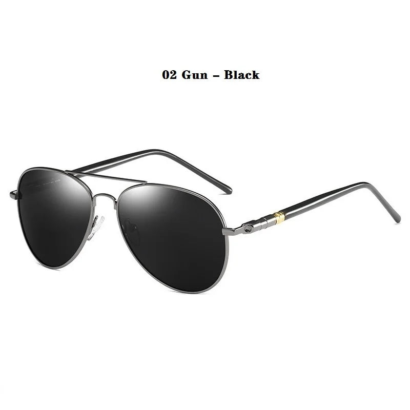 Cat Shop Boys - Classic Men And Women Polarized Sunglasses Fashion Metal Pilot Driving Fishing Sun Glasses Man Vintage Sunglass UV400 Eyeglasses