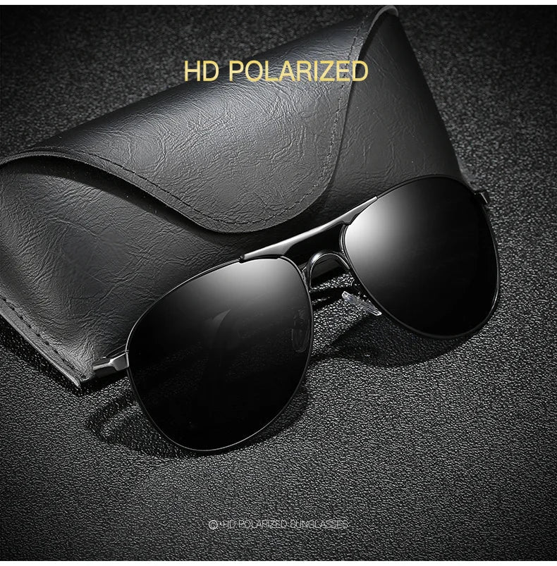 Cat Shop Boys - Classic Men And Women Polarized Sunglasses Fashion Metal Pilot Driving Fishing Sun Glasses Man Vintage Sunglass UV400 Eyeglasses