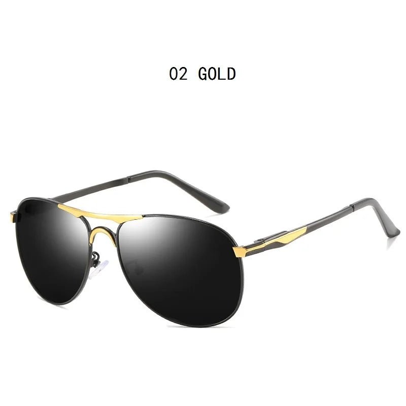 Cat Shop Boys - Classic Men And Women Polarized Sunglasses Fashion Metal Pilot Driving Fishing Sun Glasses Man Vintage Sunglass UV400 Eyeglasses