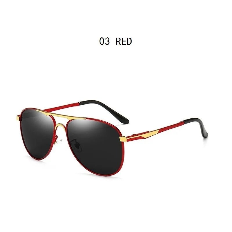 Cat Shop Boys - Classic Men And Women Polarized Sunglasses Fashion Metal Pilot Driving Fishing Sun Glasses Man Vintage Sunglass UV400 Eyeglasses