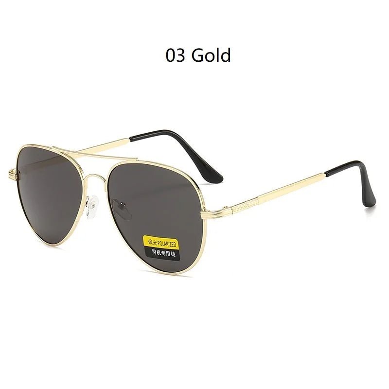 Cat Shop Boys - Classic Men And Women Polarized Sunglasses Fashion Metal Pilot Driving Fishing Sun Glasses Man Vintage Sunglass UV400 Eyeglasses