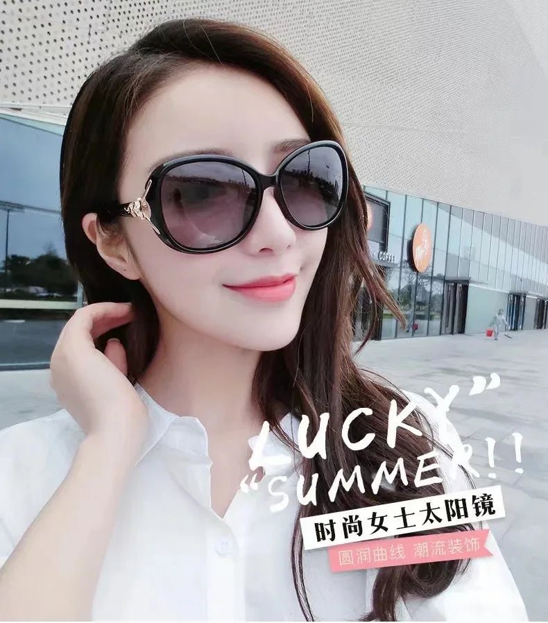 Cat Shop Boys - Classic Round Sunglasses Women UV Blocking Textured Sunglasses Gradient Black Outdoor Sunglasses Oculos Sol Feminino UV400