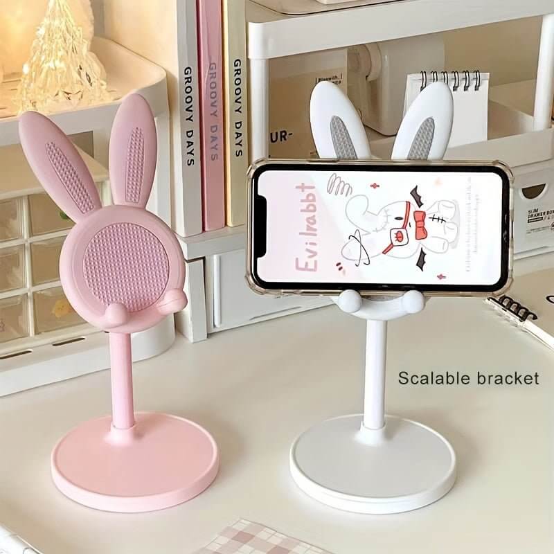 Cat Shop Boys - Cute Rabbit Phone Holder - Adjustable, Stylish & Universal Fit!