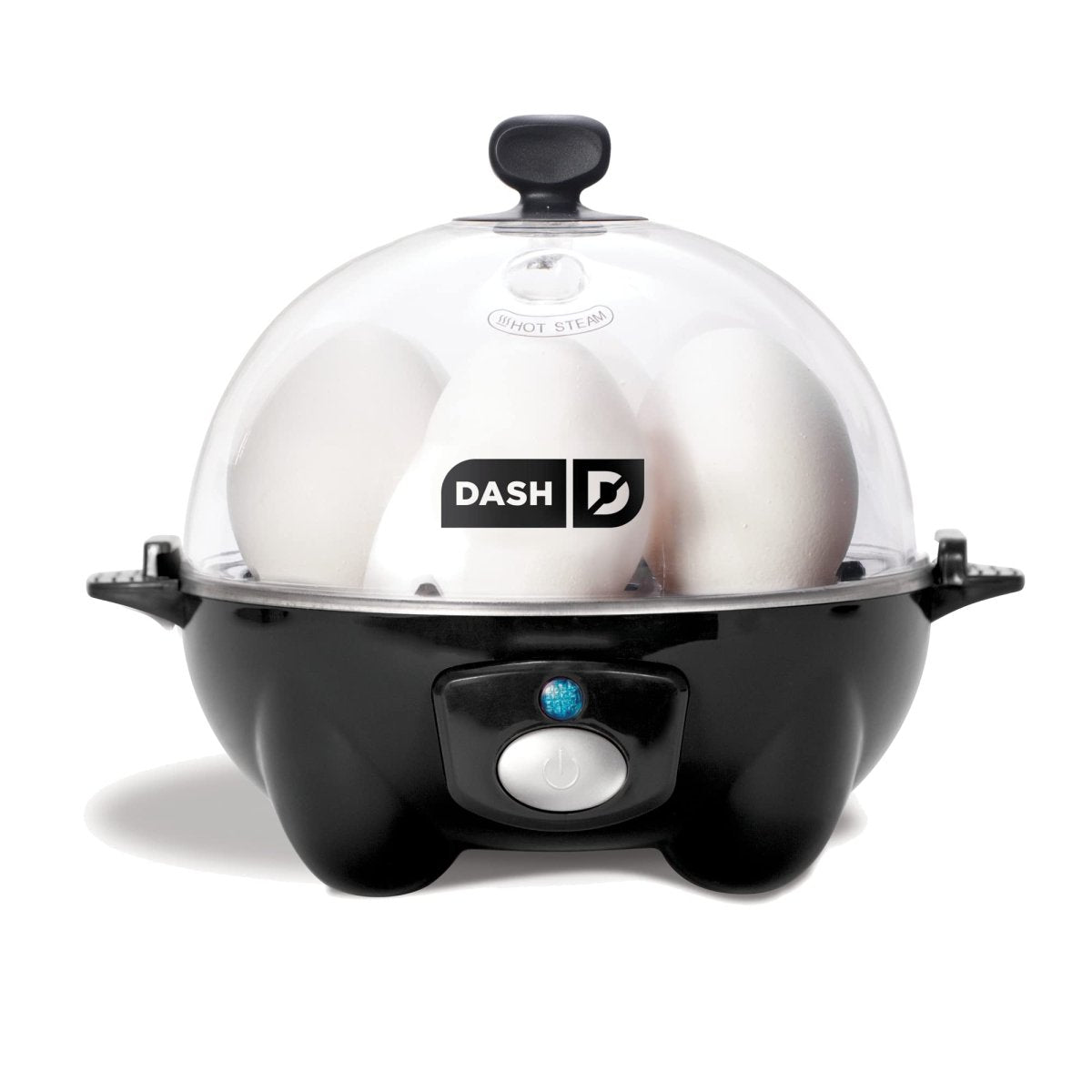 Cat Shop Boys - DASH Rapid Egg Cooker: 6 Egg Capacity Electric Egg Cooker for Hard Boiled Eggs, Poached Eggs, Scrambled Eggs, or Omelets with Auto Shut Off Feature - Black