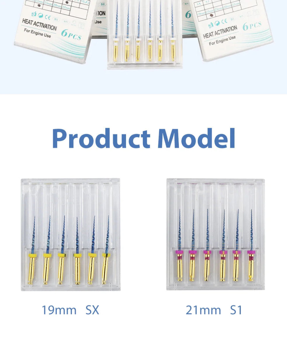 Cat Shop Boys - Dental SX - F3 Blue Files Nitinol Rotary Universal Engine Endodontic Anti - Fatigue Constant Needle Dentistry Root Canal Material