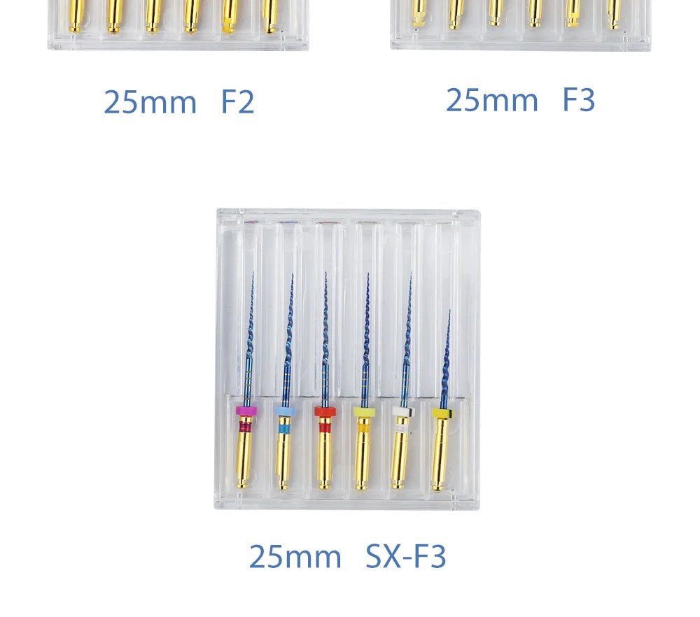 Cat Shop Boys - Dental SX - F3 Blue Files Nitinol Rotary Universal Engine Endodontic Anti - Fatigue Constant Needle Dentistry Root Canal Material