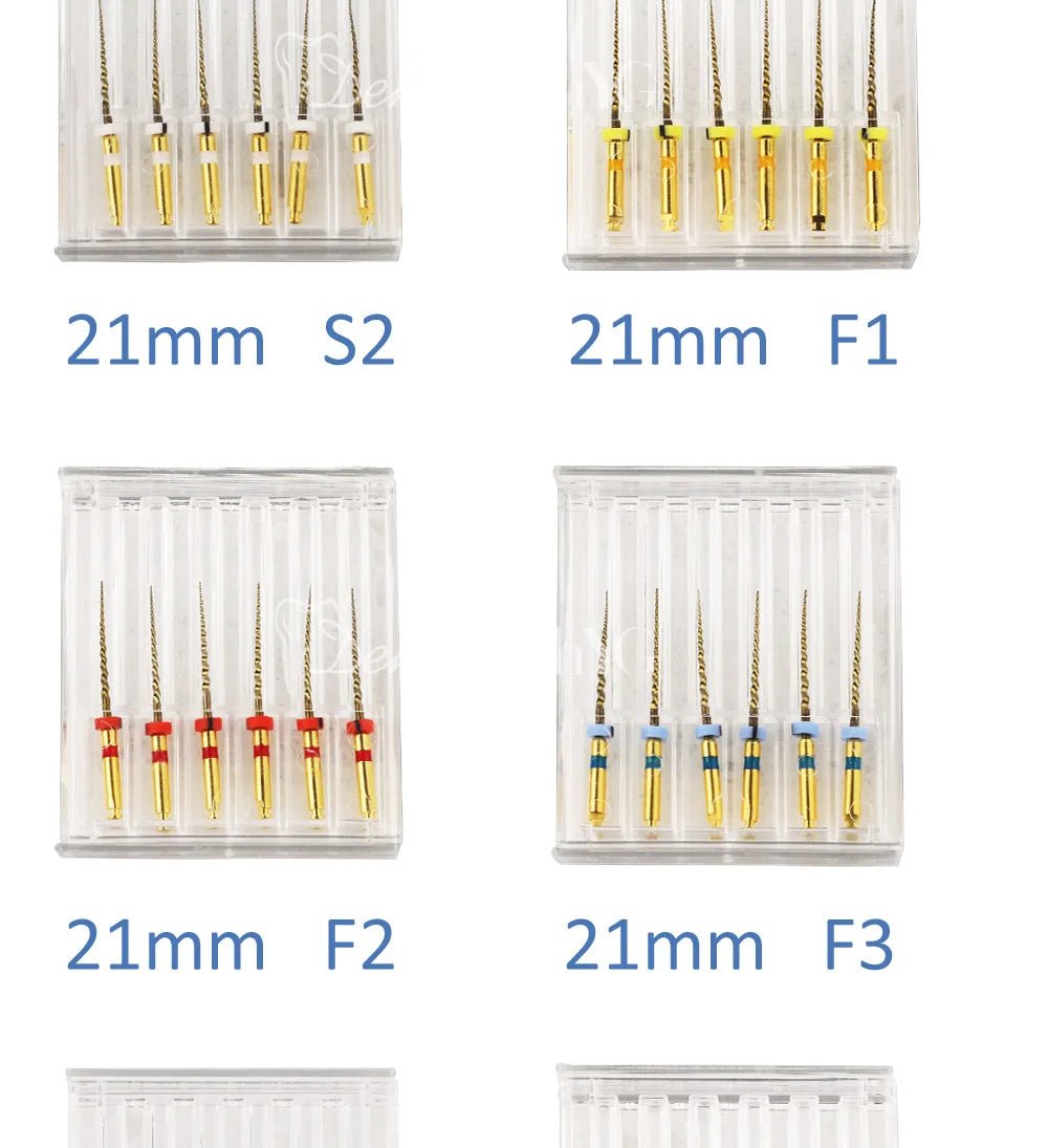 Cat Shop Boys - Dental SX - F3 Gold Files Nitinol Rotary Universal Engine Endodontic Anti - Fatigue Constant Needle Dentistry Root Canal Material