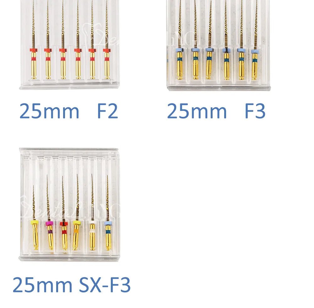 Cat Shop Boys - Dental SX - F3 Gold Files Nitinol Rotary Universal Engine Endodontic Anti - Fatigue Constant Needle Dentistry Root Canal Material