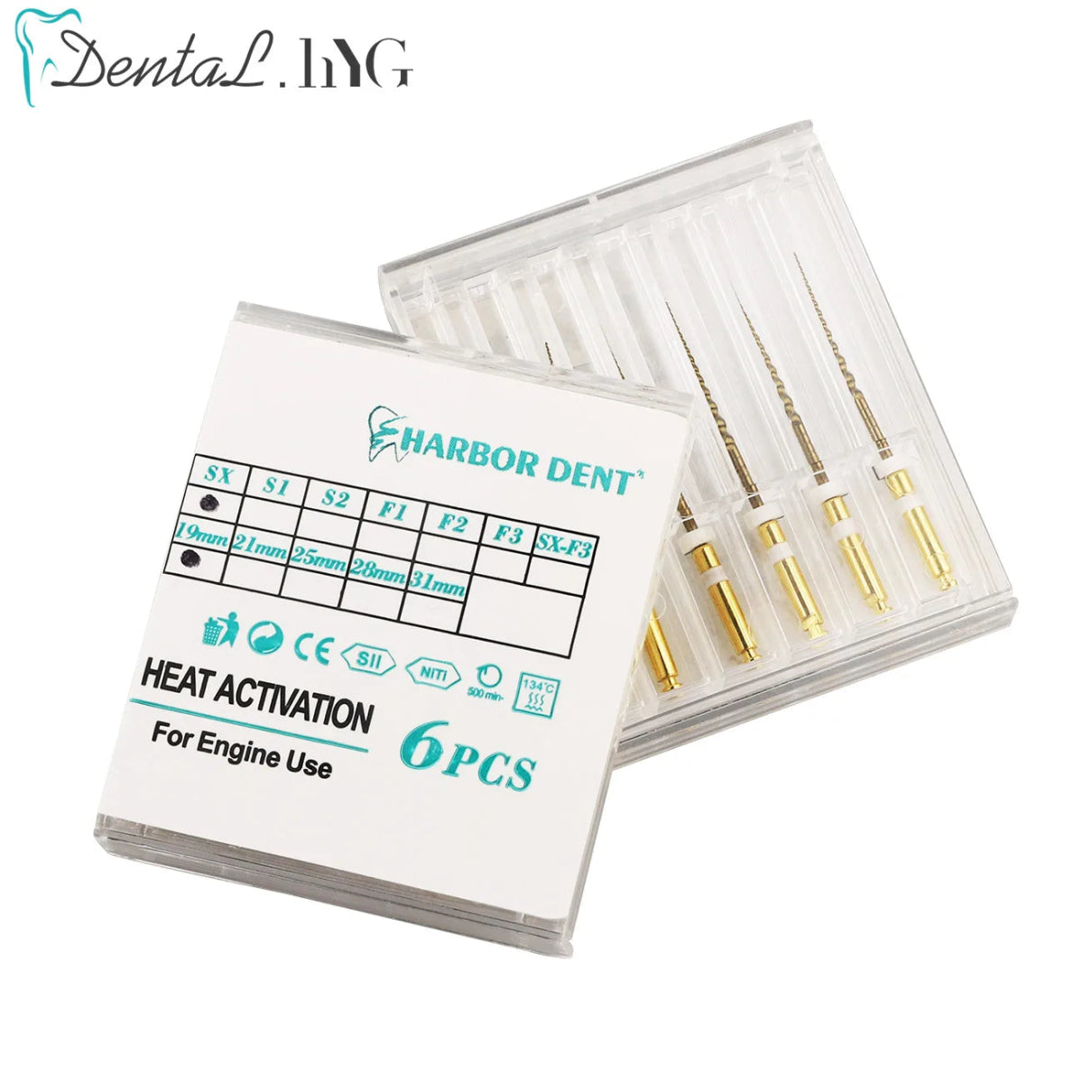 Cat Shop Boys - Dental SX - F3 Gold Files Nitinol Rotary Universal Engine Endodontic Anti - Fatigue Constant Needle Dentistry Root Canal Material