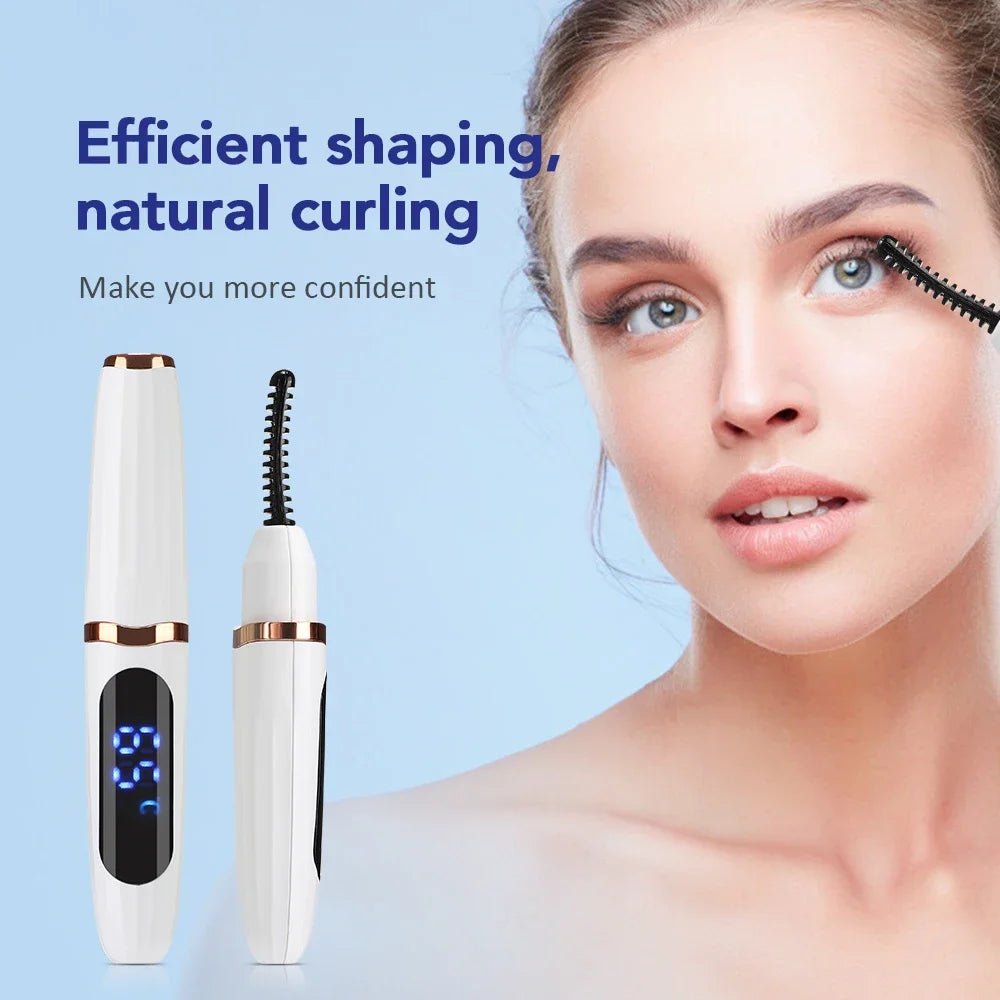 Cat Shop Boys - Electric Eyelash Curler Fast Heating Eyelash Curler Long Lasting Natural Eyelash Comb Professional Portable Heated Curling Brush