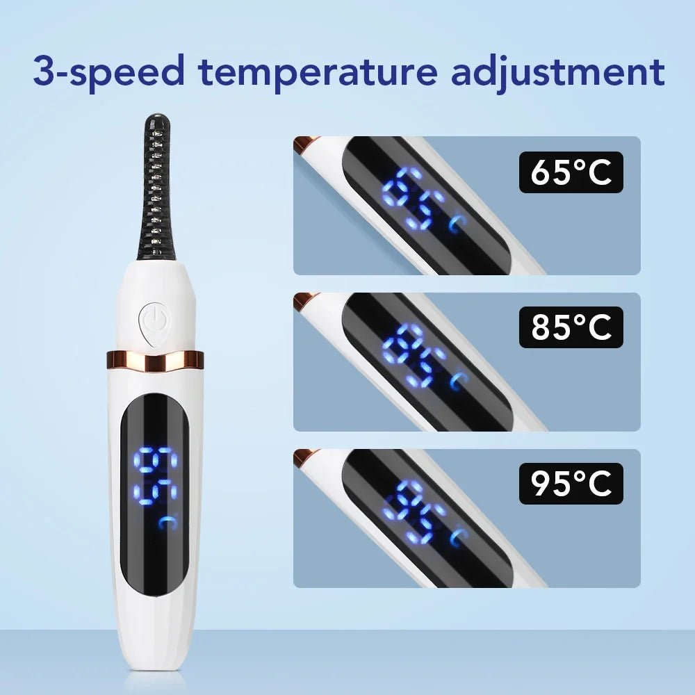 Cat Shop Boys - Electric Eyelash Curler Fast Heating Eyelash Curler Long Lasting Natural Eyelash Comb Professional Portable Heated Curling Brush