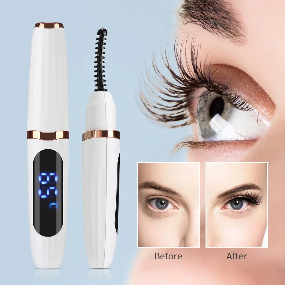 Cat Shop Boys - Electric Eyelash Curler Fast Heating Eyelash Curler Long Lasting Natural Eyelash Comb Professional Portable Heated Curling Brush