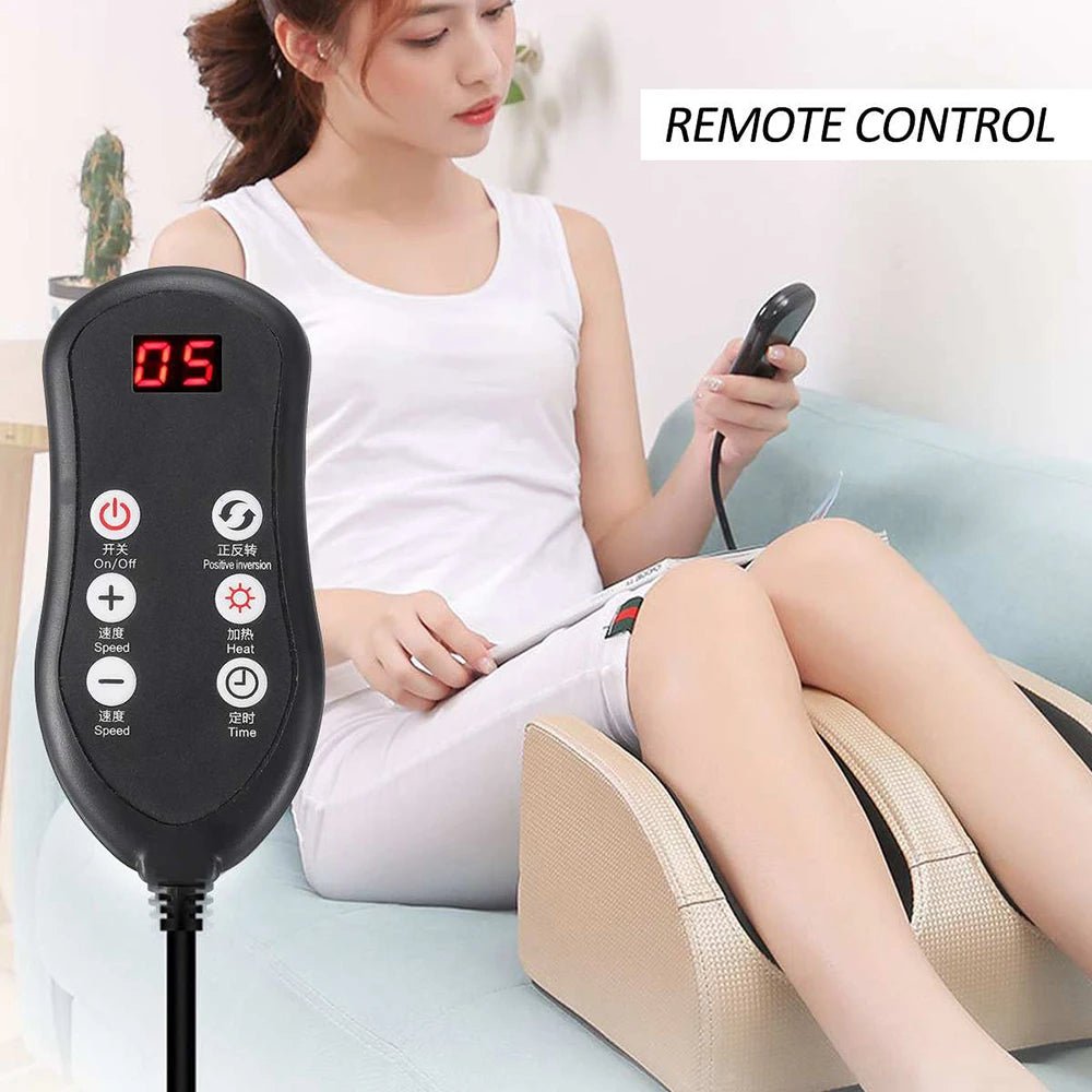 Cat Shop Boys - Electric Foot Massager Heating Therapy Hot Compression Shiatsu Kneading Roller Muscle Relaxation Pain Relief Foot Spa Machine