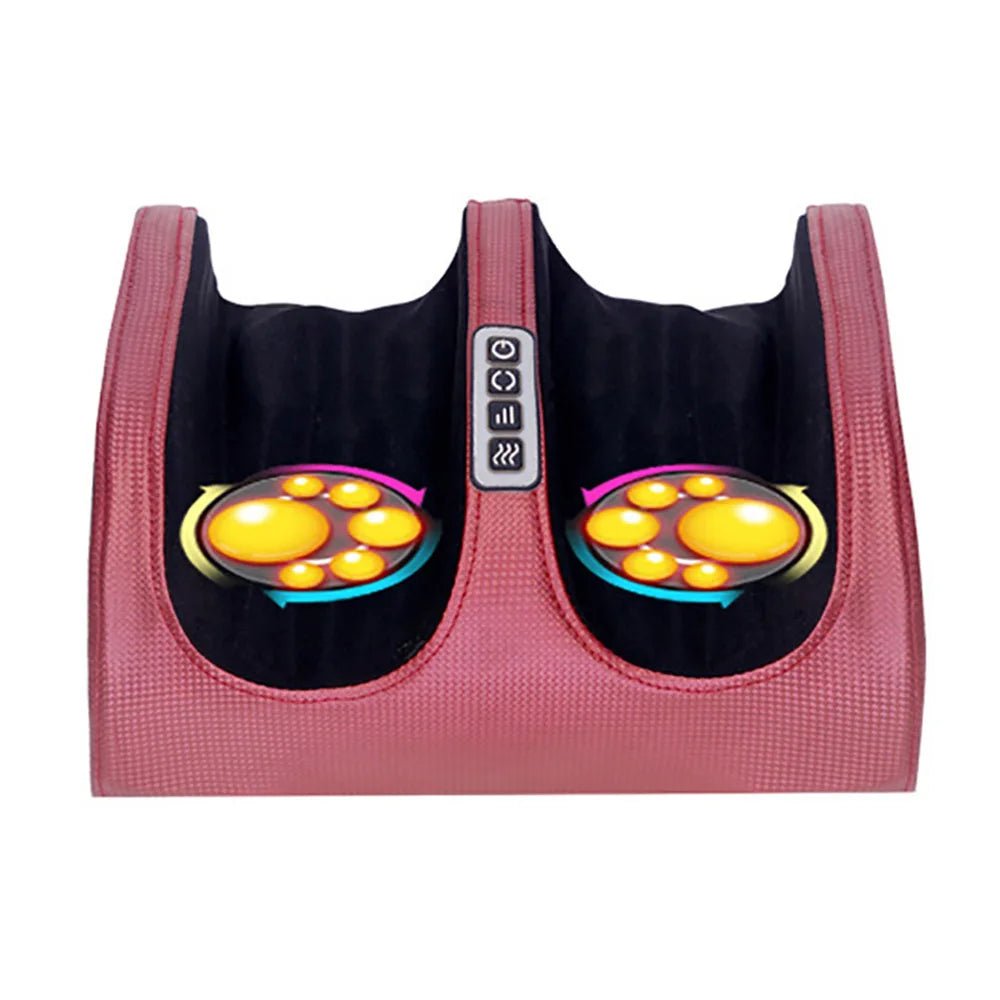 Cat Shop Boys - Electric Foot Massager Heating Therapy Hot Compression Shiatsu Kneading Roller Muscle Relaxation Pain Relief Foot Spa Machine