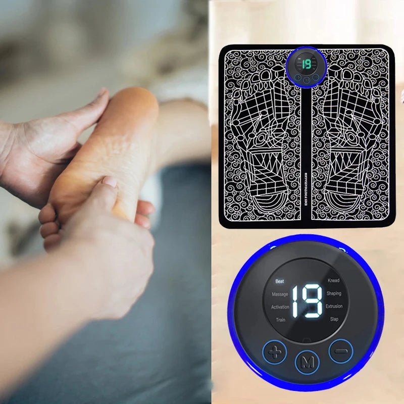 Cat Shop Boys - Electric Foot Massager Pad Muscle Massage Relaxation Trainer For Massage Fitness Outdoor Sport Home Family Relax