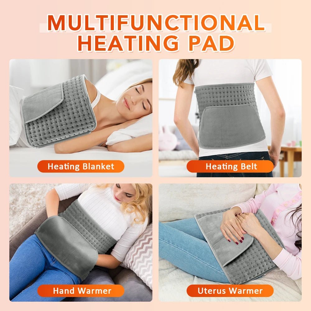 Cat Shop Boys - Electric Heating Waist Belt Warm Thermal Pad Office Home Temperature Control Waist Belt Warming Back Hand Warmer