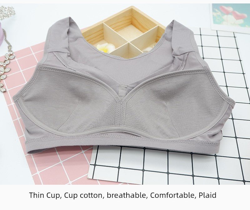 Cat Shop Boys - Exported to Japan High Elastic Thin Modal Wireless Vest Bra Gather Comfortably Women's Intimates Seamless Glossy