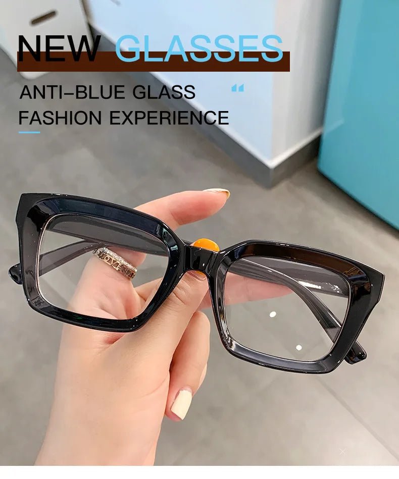 Cat Shop Boys - Fashion Reading Glasses Women 2023 New Square Anti Blue Light Presbyopia Eyegalsses Vintage Computer Optical Eyewear +1 .0~ +3.5