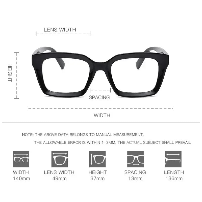 Cat Shop Boys - Fashion Reading Glasses Women 2023 New Square Anti Blue Light Presbyopia Eyegalsses Vintage Computer Optical Eyewear +1 .0~ +3.5