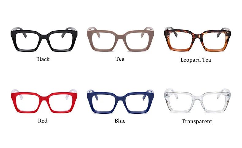 Cat Shop Boys - Fashion Reading Glasses Women 2023 New Square Anti Blue Light Presbyopia Eyegalsses Vintage Computer Optical Eyewear +1 .0~ +3.5