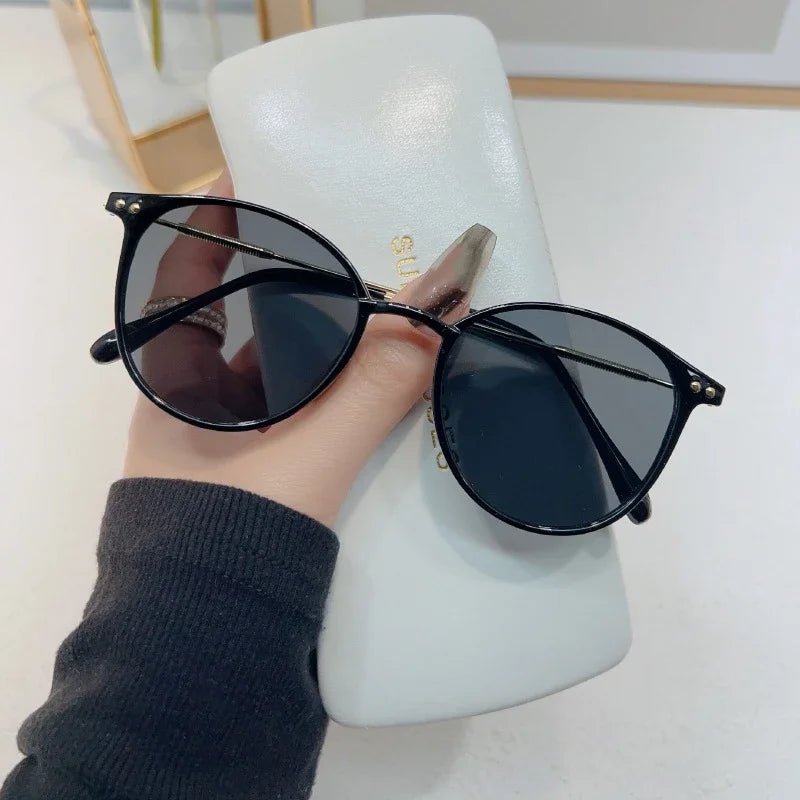 Cat Shop Boys - Fashion Trend Women's Sunglasses High - end Outdoor Shading Sun Protection Polarized Sunglasses Luxury Round Frame Eyewear