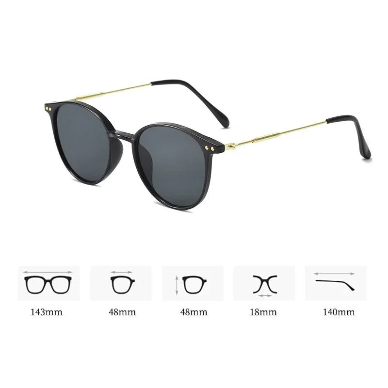 Cat Shop Boys - Fashion Trend Women's Sunglasses High - end Outdoor Shading Sun Protection Polarized Sunglasses Luxury Round Frame Eyewear