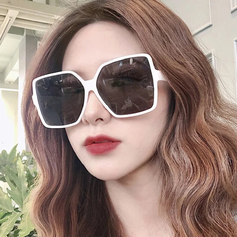 Cat Shop Boys - Fashion Women Oversize Sunglasses Gradient Plastic Brand Designer Female Sun Glasses Uv400