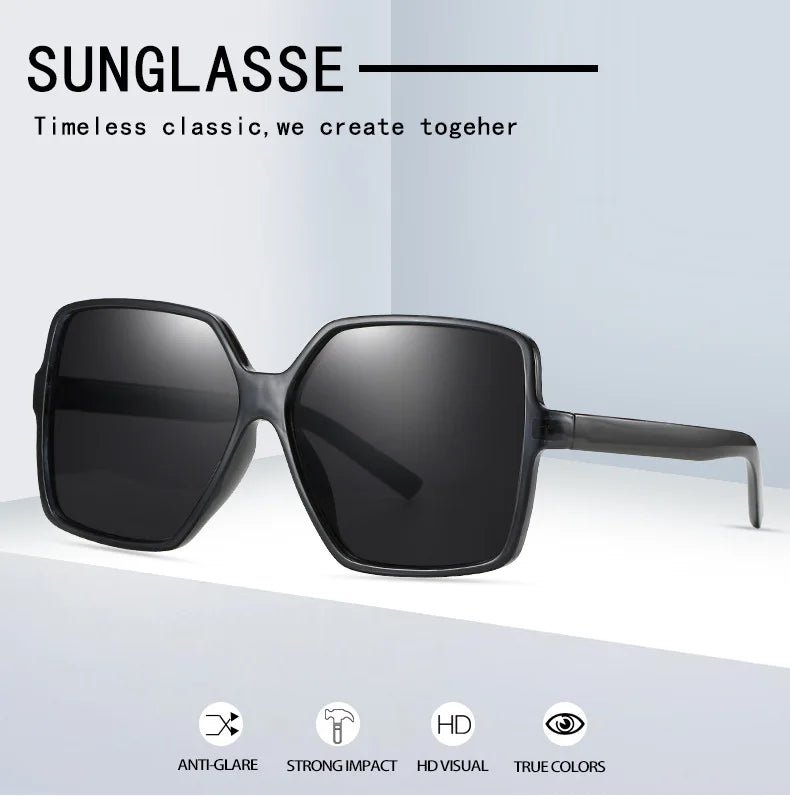 Cat Shop Boys - Fashion Women Oversize Sunglasses Gradient Plastic Brand Designer Female Sun Glasses Uv400