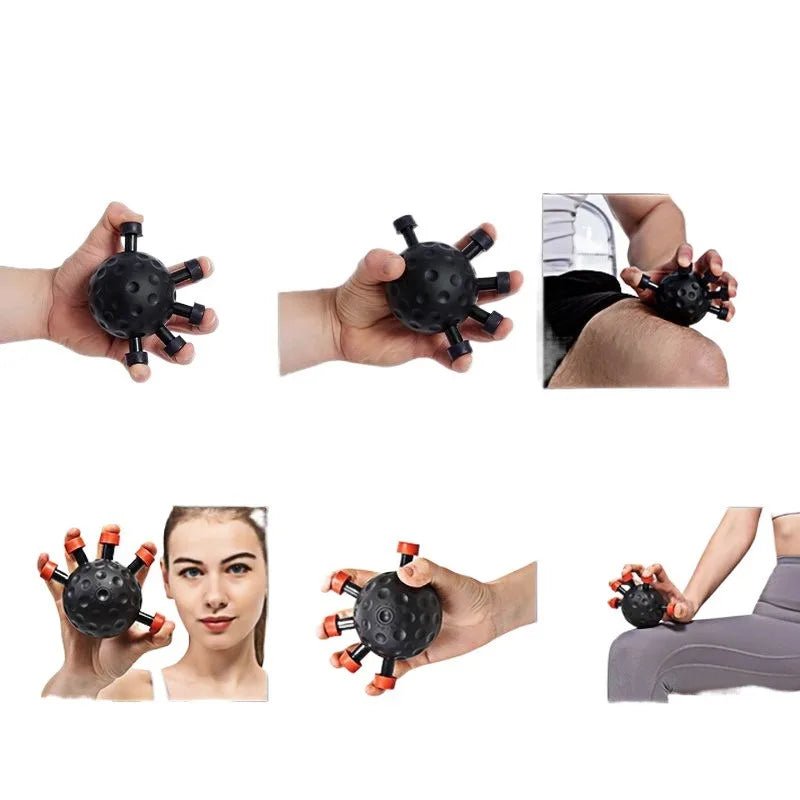 Cat Shop Boys - Finger Exerciser Trainer Hand Grip Strengthener Adjustable Power Training Hand Balls Gripper Exerciser Hand Strength Exercise