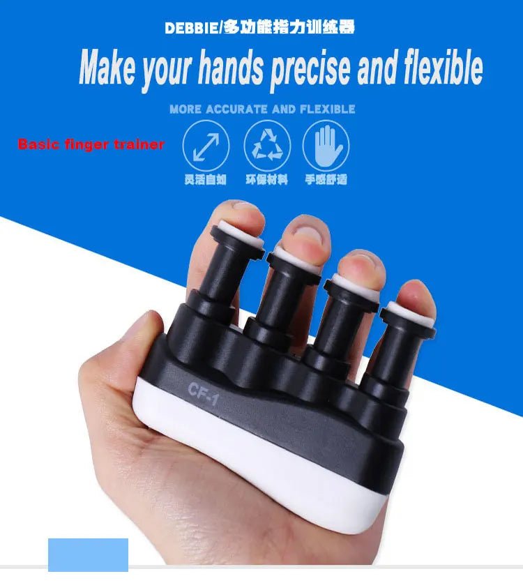 Cat Shop Boys - Finger Trainer Exerciser Hand Grip Finger Piano Guitar Finger Sensitivity Strength Power Practice Trainers