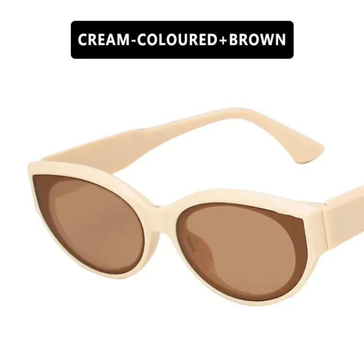 Cat Shop Boys - High - end Trend UV Resistant Sunglasses Vintage Cat Eye Small Frame Sunglasses Men Women Sun Protection and Driving Sunglasses