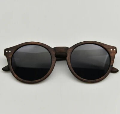 Cat Shop Boys - Hot Selling Summer Unisex Cateye Vintage Round Wood Sunglasses Women Polarized Lens Wooden Sun Glasses