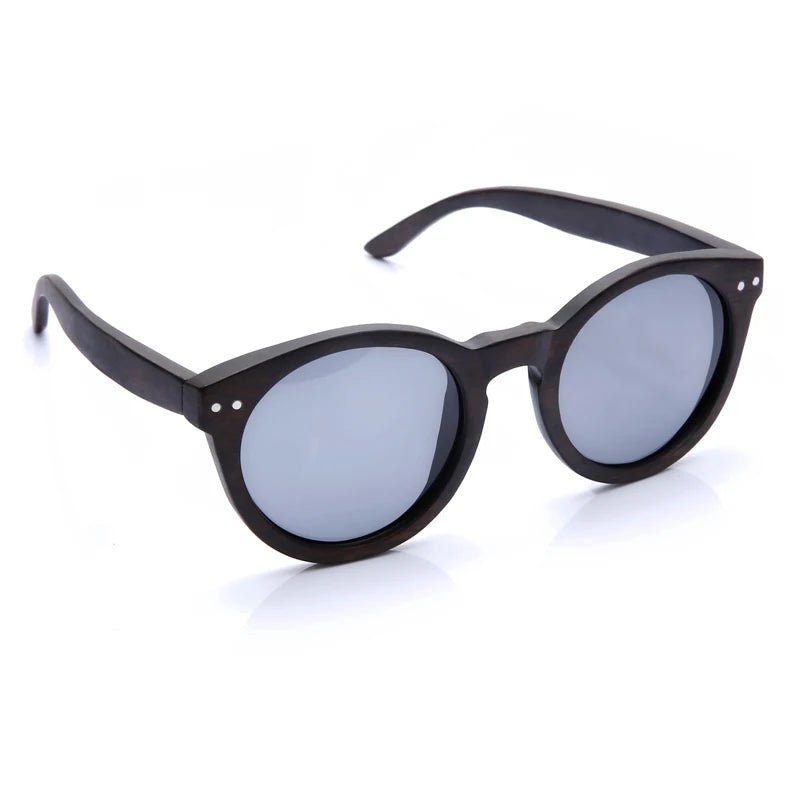 Cat Shop Boys - Hot Selling Summer Unisex Cateye Vintage Round Wood Sunglasses Women Polarized Lens Wooden Sun Glasses