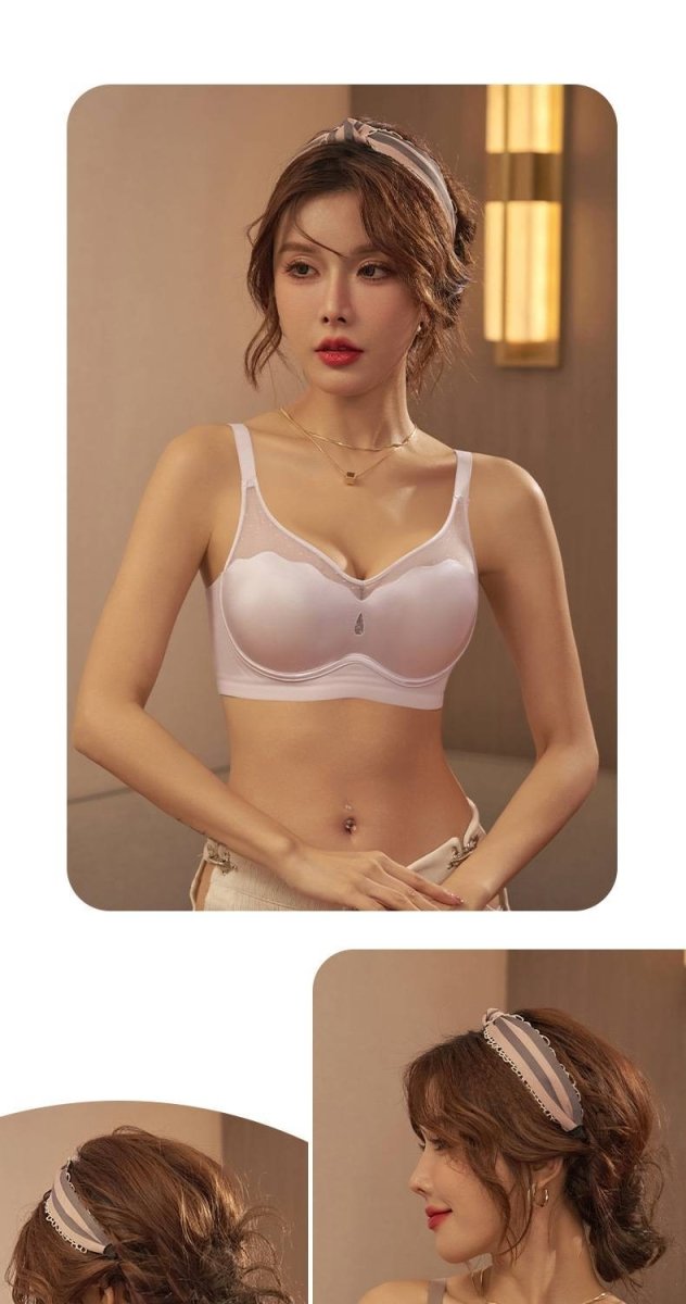 Cat Shop Boys - Internet Celebrity Seamless Push up Bra Lightweight Breathable Rabbit Ears Sexy Wireless Unbound Ladies Intimates