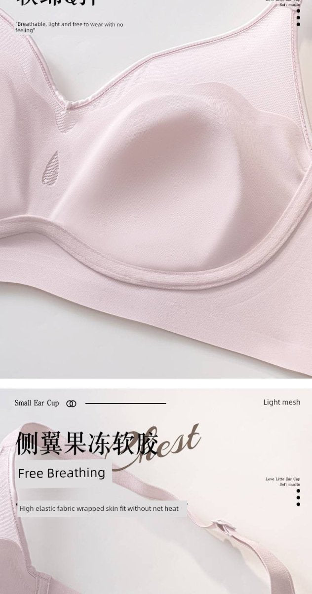 Cat Shop Boys - Internet Celebrity Seamless Push up Bra Lightweight Breathable Rabbit Ears Sexy Wireless Unbound Ladies Intimates