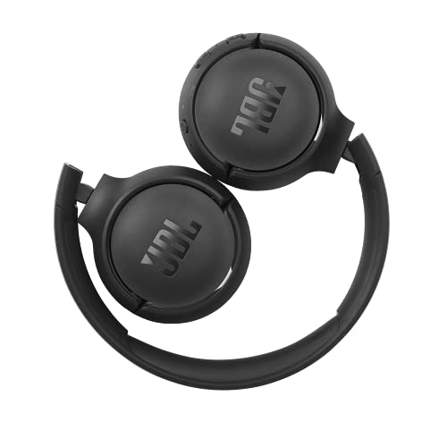 Cat Shop Boys - JBL Tune 510BT - Bluetooth headphones with up to 40 hours battery, microphone for call, foldable and comfortable, Android and iOs compatible (Black)